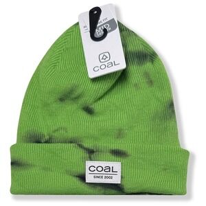 Coal Standard Beanie - NWT Adult Unisex One Size Green Tie Dye - #45532-L1